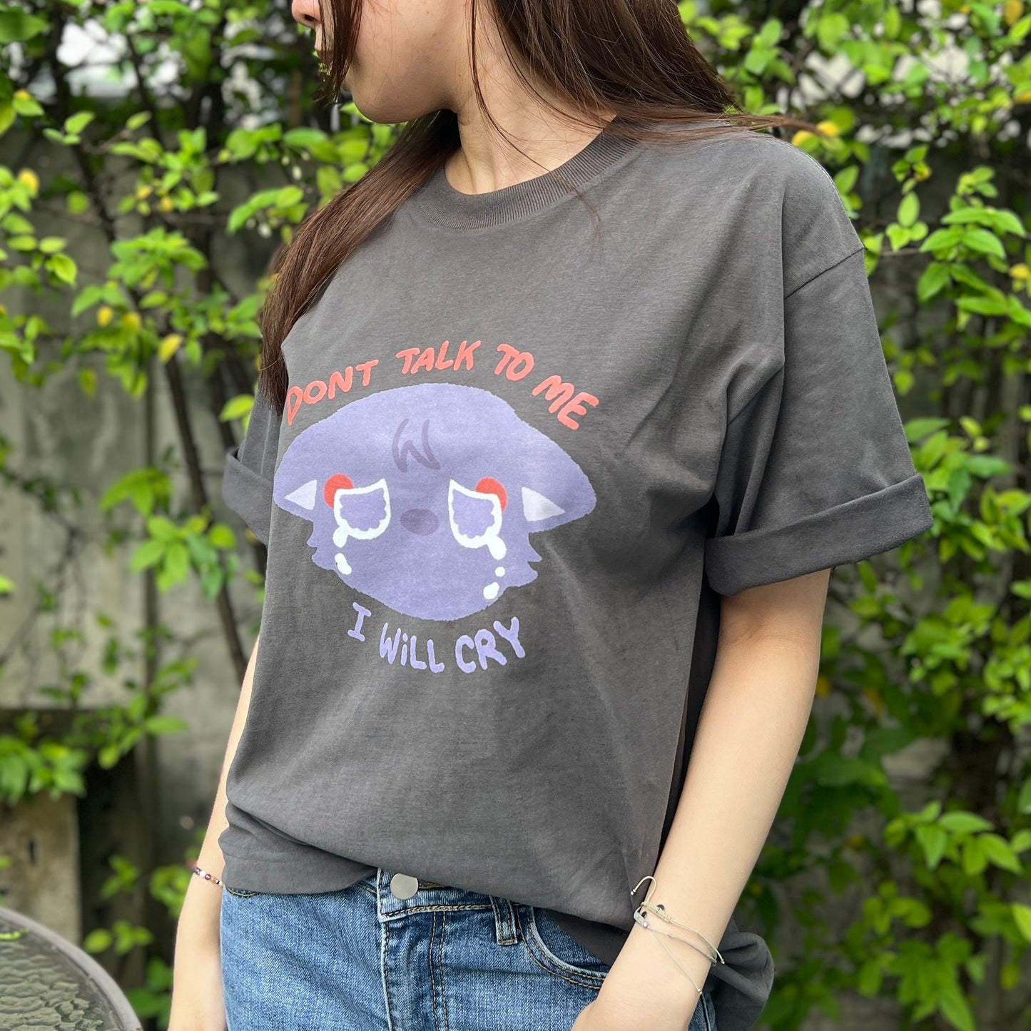 [PREORDER] Scarameow "Don't talk to me I will cry" Baby tee & Regular tee
