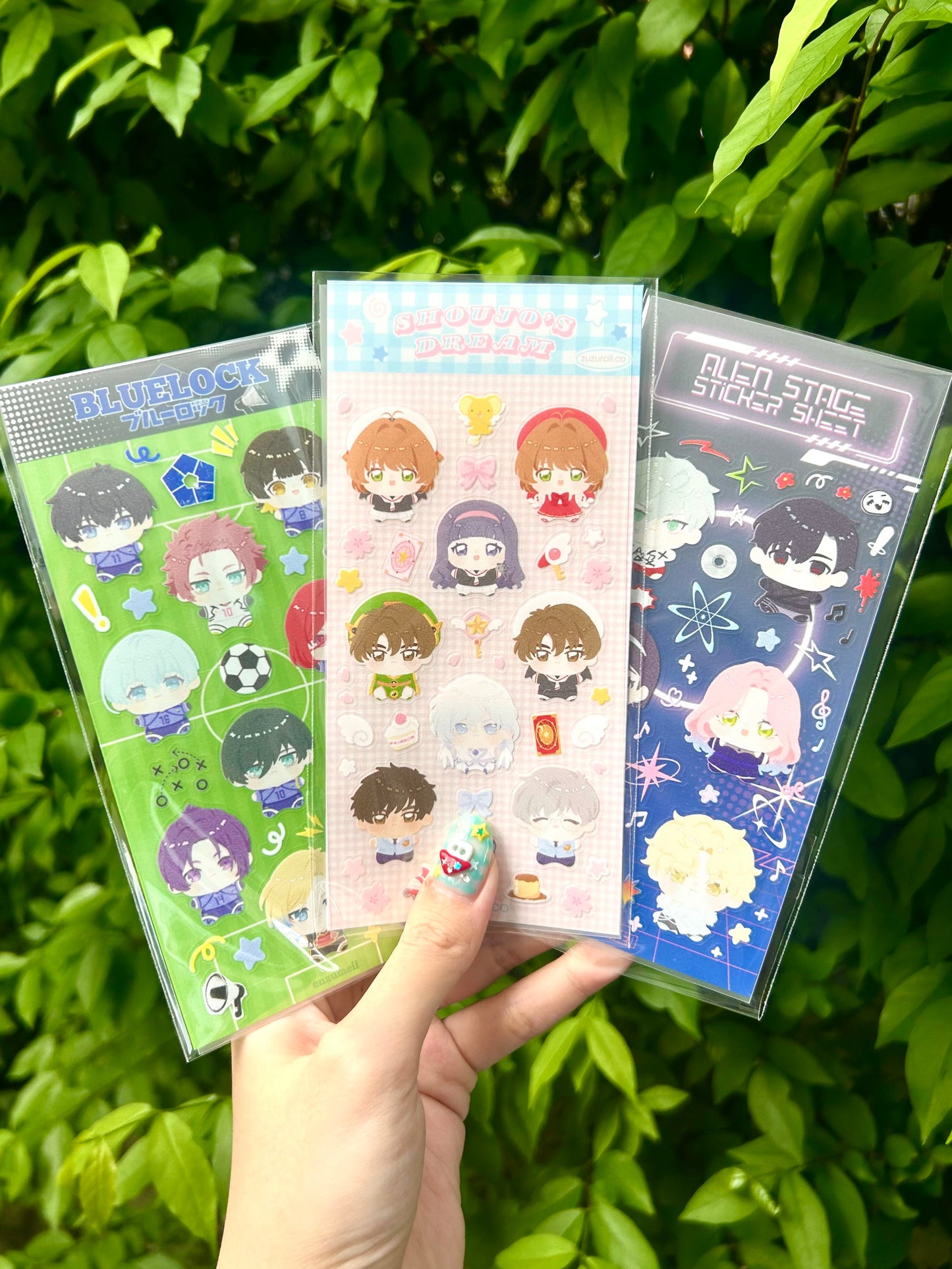 ANIME FEVER & OTHERS sticker sheet