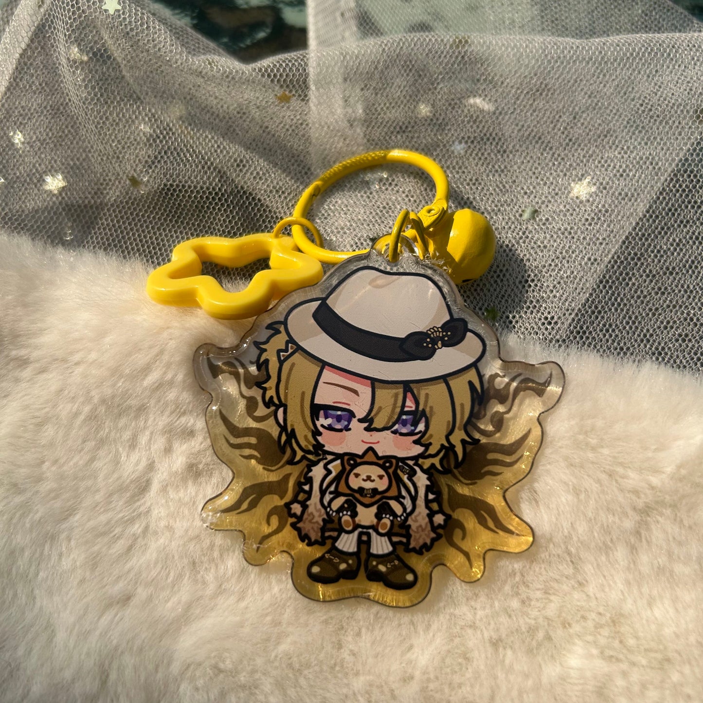 [LUXIEM] Character 6cm Rounded Charms+circle bell and star clasp