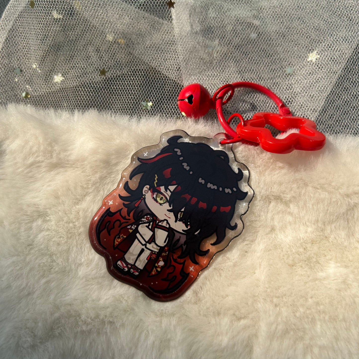 [LUXIEM] Character 6cm Rounded Charms+circle bell and star clasp