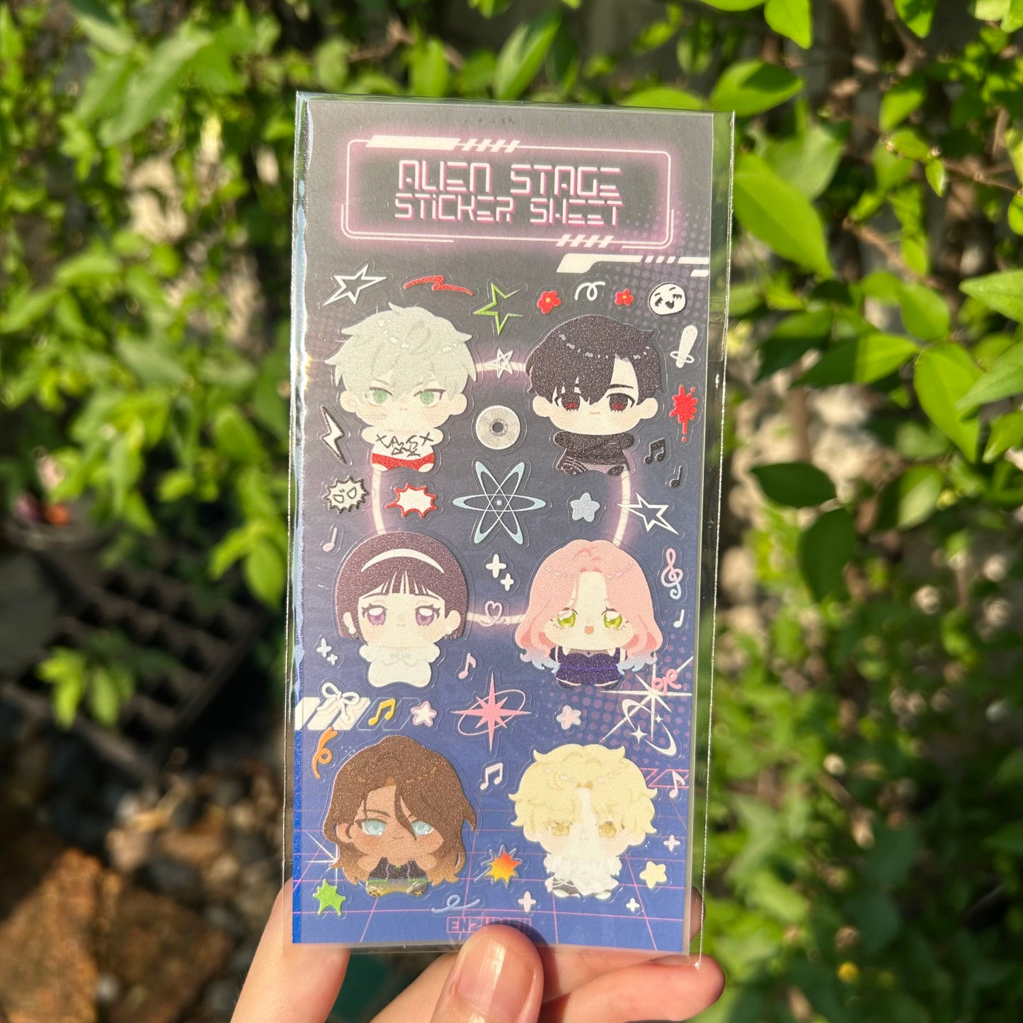 ANIME FEVER & OTHERS sticker sheet