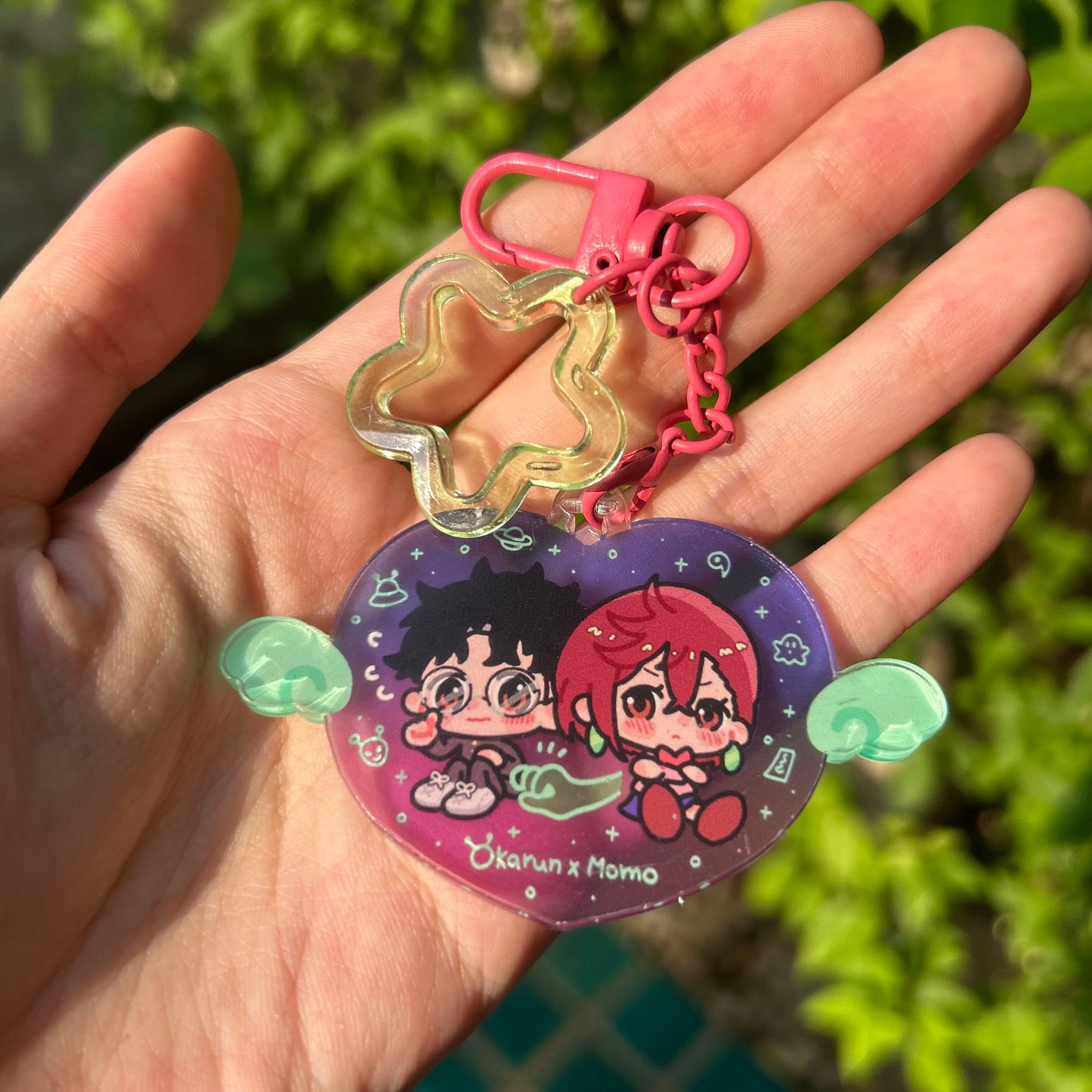 OTP Heart Keychain