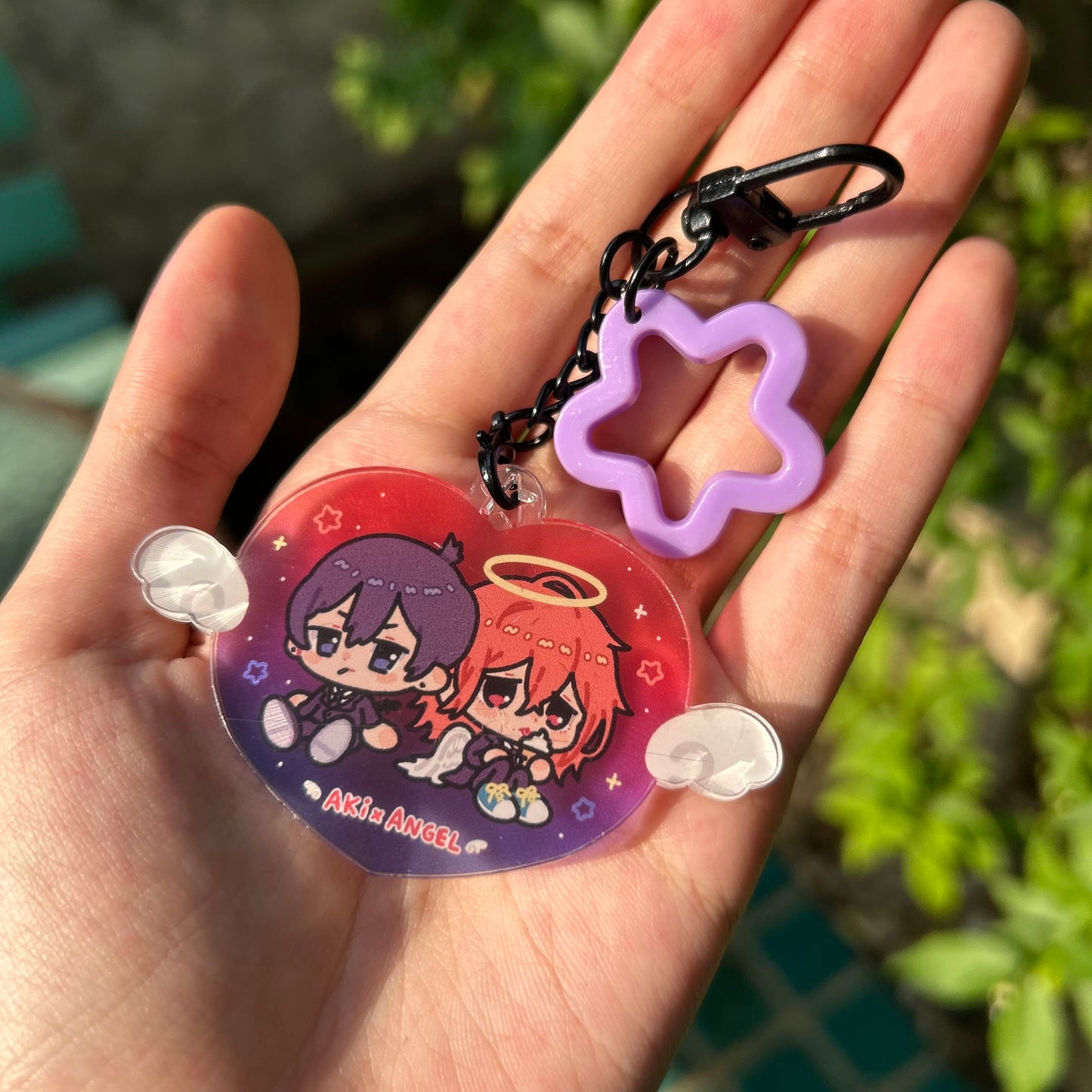 OTP Heart Keychain