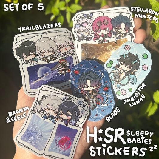 H:SR Sleepy babies Stickers