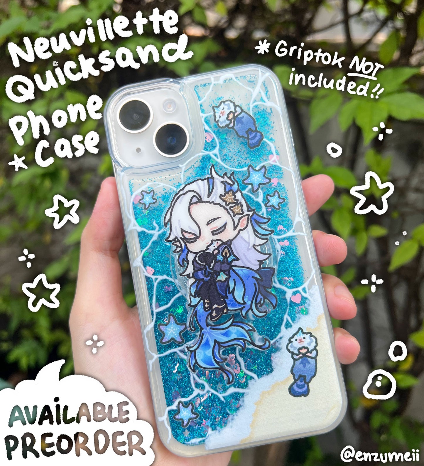 [PREORDER] Quicksand Phone Case / Neuvillette Otters