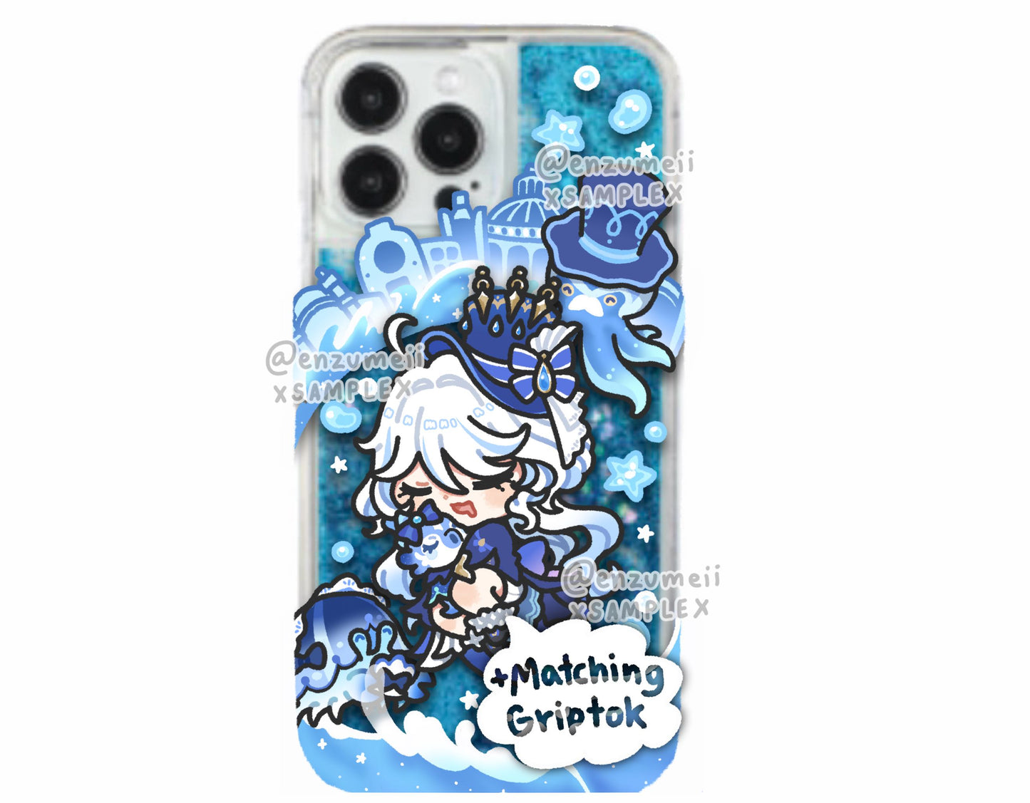 [PREORDER] Quicksand Phone Case / Furina's showtime