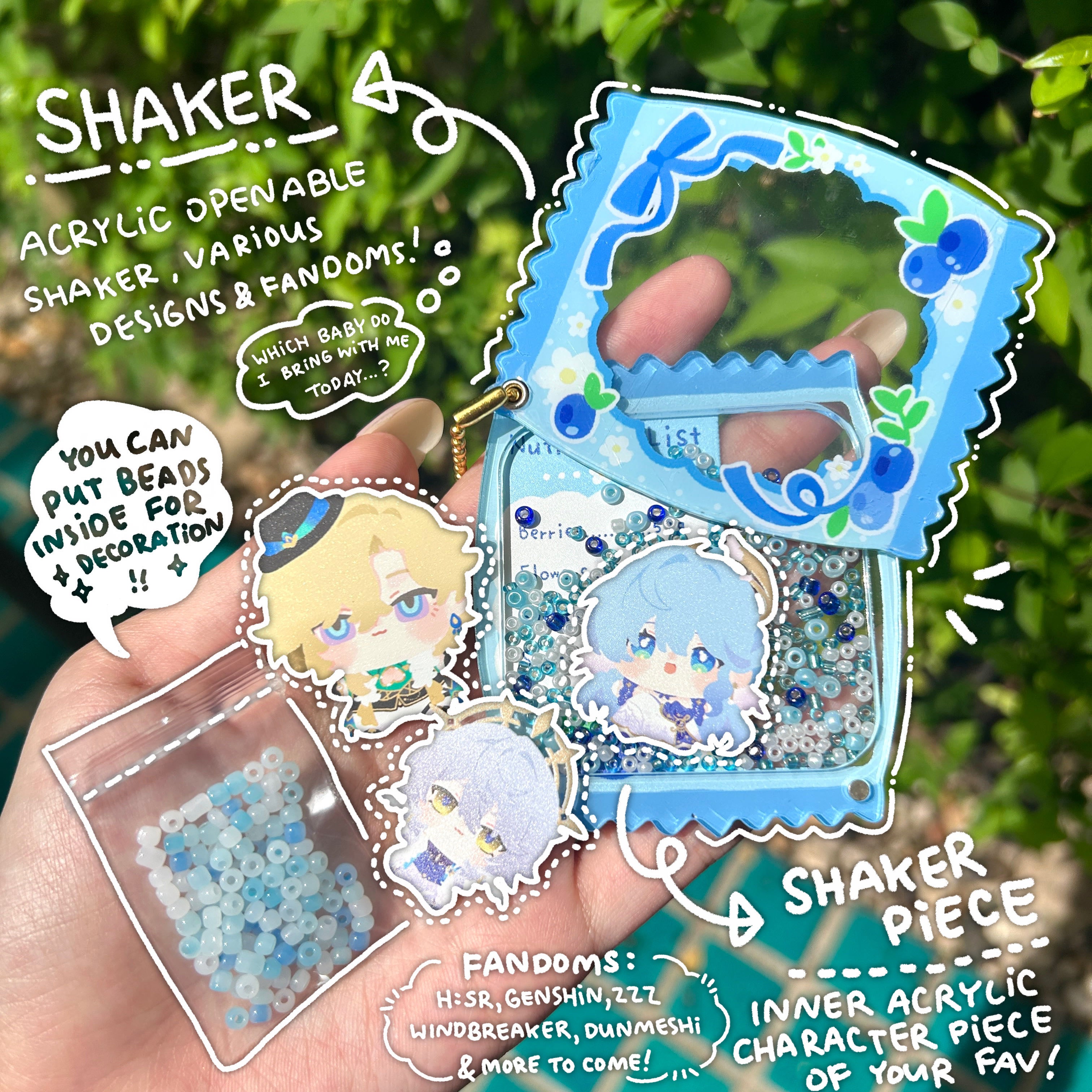 Shaker charm] Character pieces – enzumeii