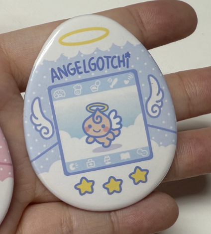 Tamagotchi badge