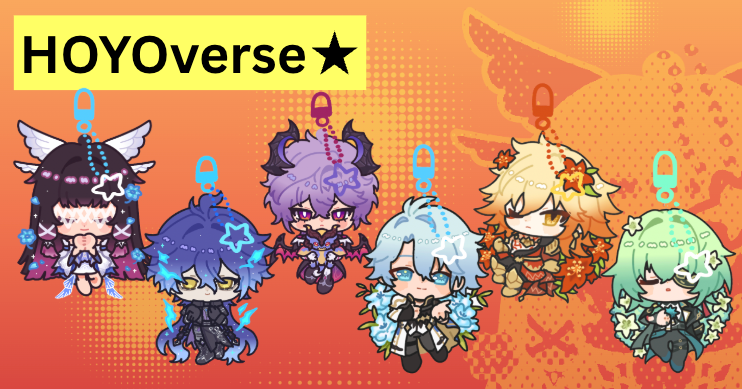 [HOYO] 6cm+Star Character Keychain
