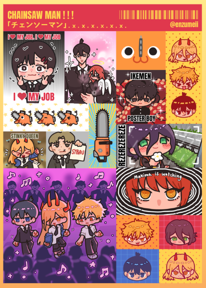 [SHONEN TIME] A6 sticker sheet