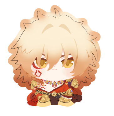 [Shaker charm] Character pieces