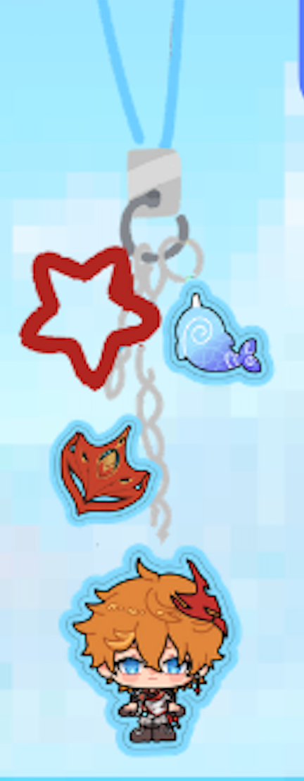 [HOYO] Cluster phone charms