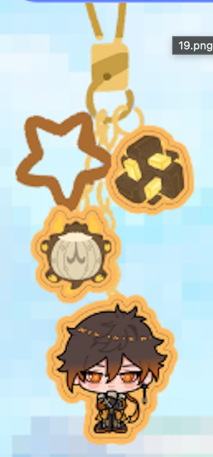 [HOYO] Cluster phone charms