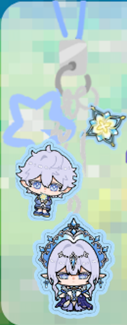 [HOYO] Cluster phone charms