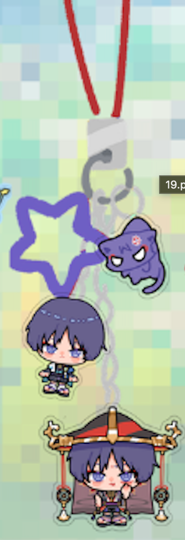 [HOYO] Cluster phone charms