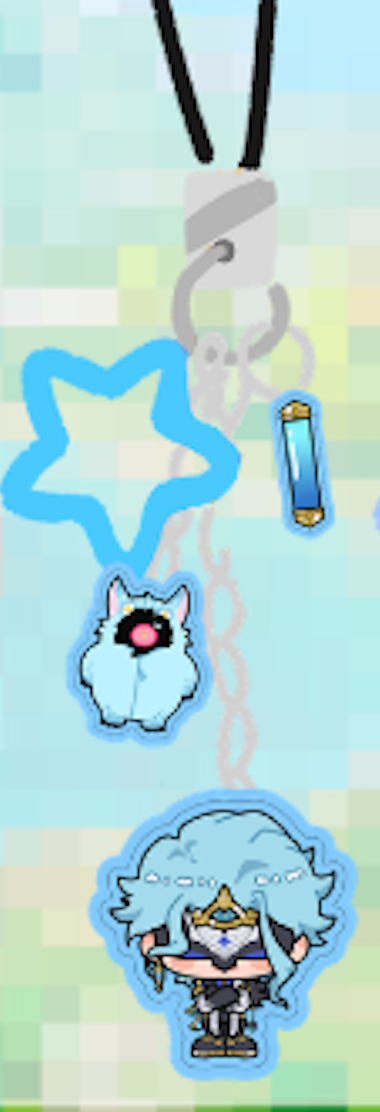 [HOYO] Cluster phone charms