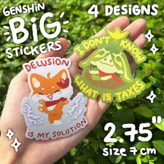 Genshin Impact BIG stickers