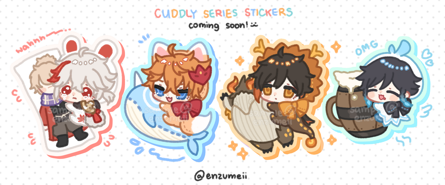 Cuddly series sticker