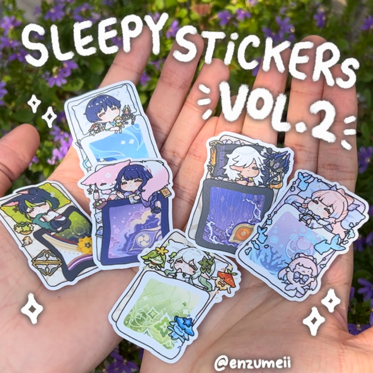 Genshin Sleepy Babies VOL.2 Stickers