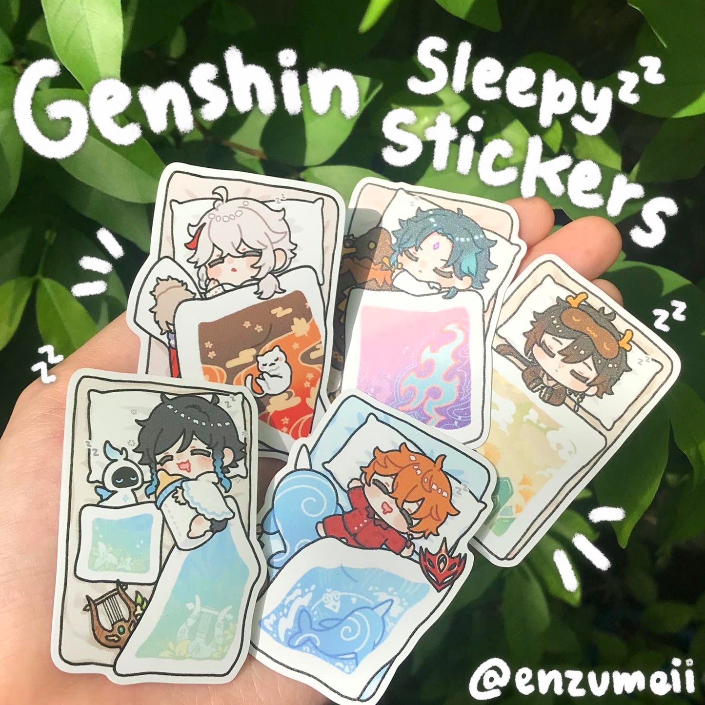 [INSTOCK] Genshin Sleepy Babies VOL.1 Stickers